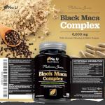 Black Maca Root 6000mg - 180 Vegan Capsules