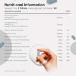 Testosterone Support Supplements – 180 Vegan Tablets