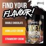 Warrior Whey Protein and Creatine Powder - Double Chocolate