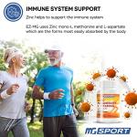 Magnesium Supplement with Zinc and Vitamins - 120 Capsules