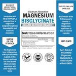 Magnesium Glycinate 400mg for Muscle Recovery 180ct