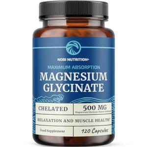 Magnesium Glycinate 500mg Supplement for Relaxation