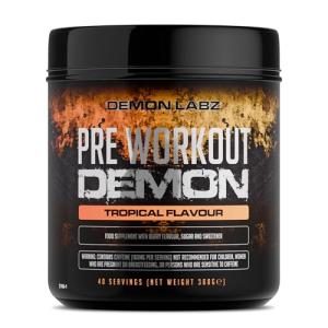 Demon Pre-Workout Energy Powder, Berry Blast