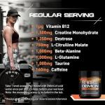 Demon Pre-Workout Energy Powder, Berry Blast