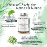 High Strength Ginkgo Biloba with Bacopa & Ginseng
