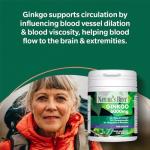 High Strength Ginkgo Biloba 6000mg - 120 Vegan Tablets