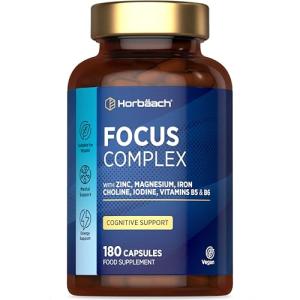 Vegan Nootropic Brain Supplements for Focus & Energy