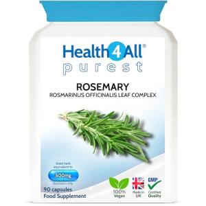 Rosemary Capsules 500mg for Memory & Focus
