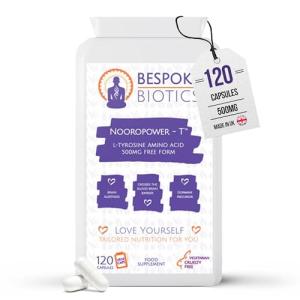 L-Tyrosine 500mg - 120 Capsules for Focus