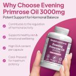 Evening Primrose Oil 3000mg for Hormonal Balance