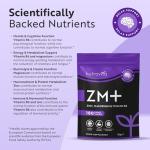 Nutravita ZM+ Vegan Zinc Magnesium Tablets for All