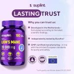 Lions Mane Mushroom 10,000mg Vegan Capsules