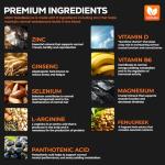 4 HIM TestoBalance Testosterone Boost with Zinc & Magnesium