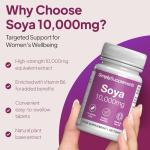 Soya 10,000mg for Hormonal Support - 120 Tablets