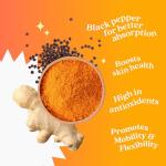 Turmeric Gummies with Ginger & Black Pepper for Joints