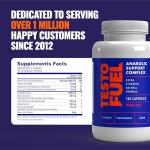 TestoFuel 120 Natural Testosterone Booster for Men