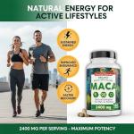 Organic Maca Capsules - Gelatinized Root Supplement