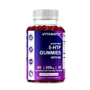 Vitamatic Sugar Free 5-HTP Gummies for Mood Support