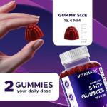 Vitamatic Sugar Free 5-HTP Gummies for Mood Support