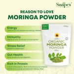 Organic Moringa Powder - 500g Pure Leaf Nutrient Boost