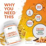 Turmeric & Black Pepper Ginger Complex - 365 Capsules