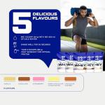 USN Blue Lab Whey Protein Powder, Strawberry, 476g