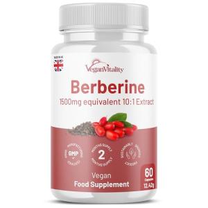 High Strength Berberine 1500mg with Black Pepper