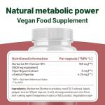 High Strength Berberine 1500mg with Black Pepper