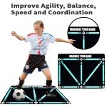 Agility Training Mat for Soccer Skills Development