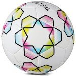 Runleaps Size 4 Futsal Soccer Ball - Star Pattern