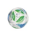 adidas MLS Mini Soccer Ball - White/Green/Blue