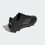 adidas F50 League Sneakers - Black/Gold, Size 10