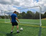 Regulation Size Heavy-Duty Steel Soccer Goal