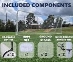 Regulation Size Heavy-Duty Steel Soccer Goal