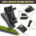 Youth Soccer Shin Guards with Socks - Black