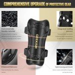 Youth Soccer Shin Guards with Socks - Black