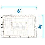 Franklin Sports Portable Soccer Rebound Net 6'x4