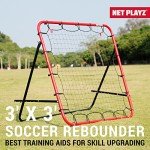 Adjustable Angle Soccer Rebounder Net - Portable