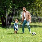 ZENY 12'x6' Portable Soccer Goal for Backyard Use