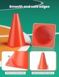 12 Pack 7-Inch Soccer Training Disc Cones