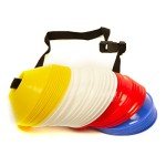 Mini Soccer Cone Set - 40 Agility Training Discs