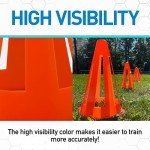 Franklin Sports 9" Flexible Soccer Training Cones - Set of 4