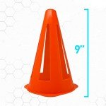 Franklin Sports 9" Flexible Soccer Training Cones - Set of 4