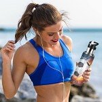 Kids Soccer Water Bottle with Straw - 20 oz