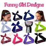 Personalized Moisture-Wicking Soccer Headband with Tie Back