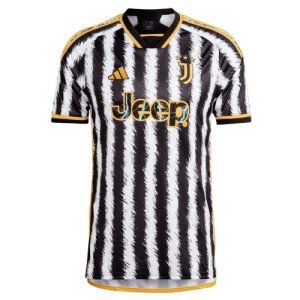 Adidas Juventus 23/24 Home Soccer Jersey - Black/White