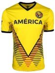 Club America Yellow Short Sleeve Soccer Jersey