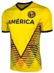 Club America Yellow Short Sleeve Soccer Jersey