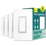 TREATLIFE WiFi Smart Light Switch 4 Pack