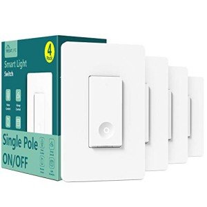 TREATLIFE 4-Pack Smart WiFi Light Switches